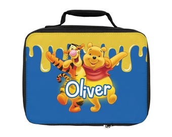 Personalized Winnie the Pooh Lunch Bag