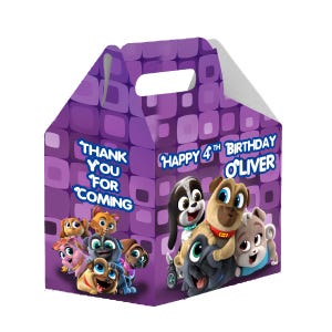 Puppy Dog Pals - pudełko Gable - 12 sztuk - 4,4x4,5x3 cale - wykonane w 100% z tektury