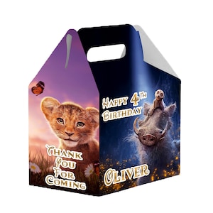 The Lion King - Mufasa Gable Box - 12 stuks - 4,4 x 4,5 x 3 inch - Gemaakt van 100% karton