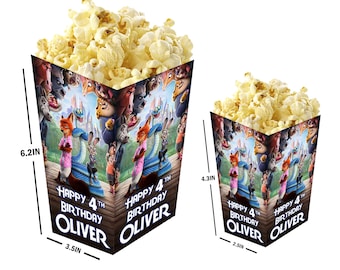 ズートピア2 ポップコーンボックス（誕生日パーティー用キャンディ