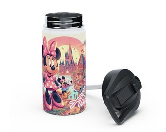 Vaso de acero inoxidable personalizable de Minnie Mouse