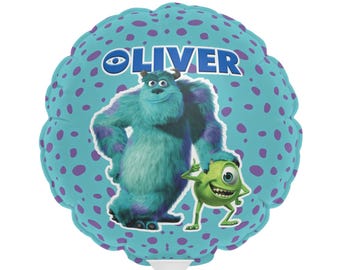Personalized Monster Inc. Mylar Balloon