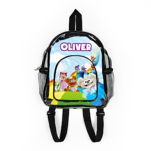Personalized The Muppets Clear Backpack: Choose Between Muppet Babies or Traditional Theme