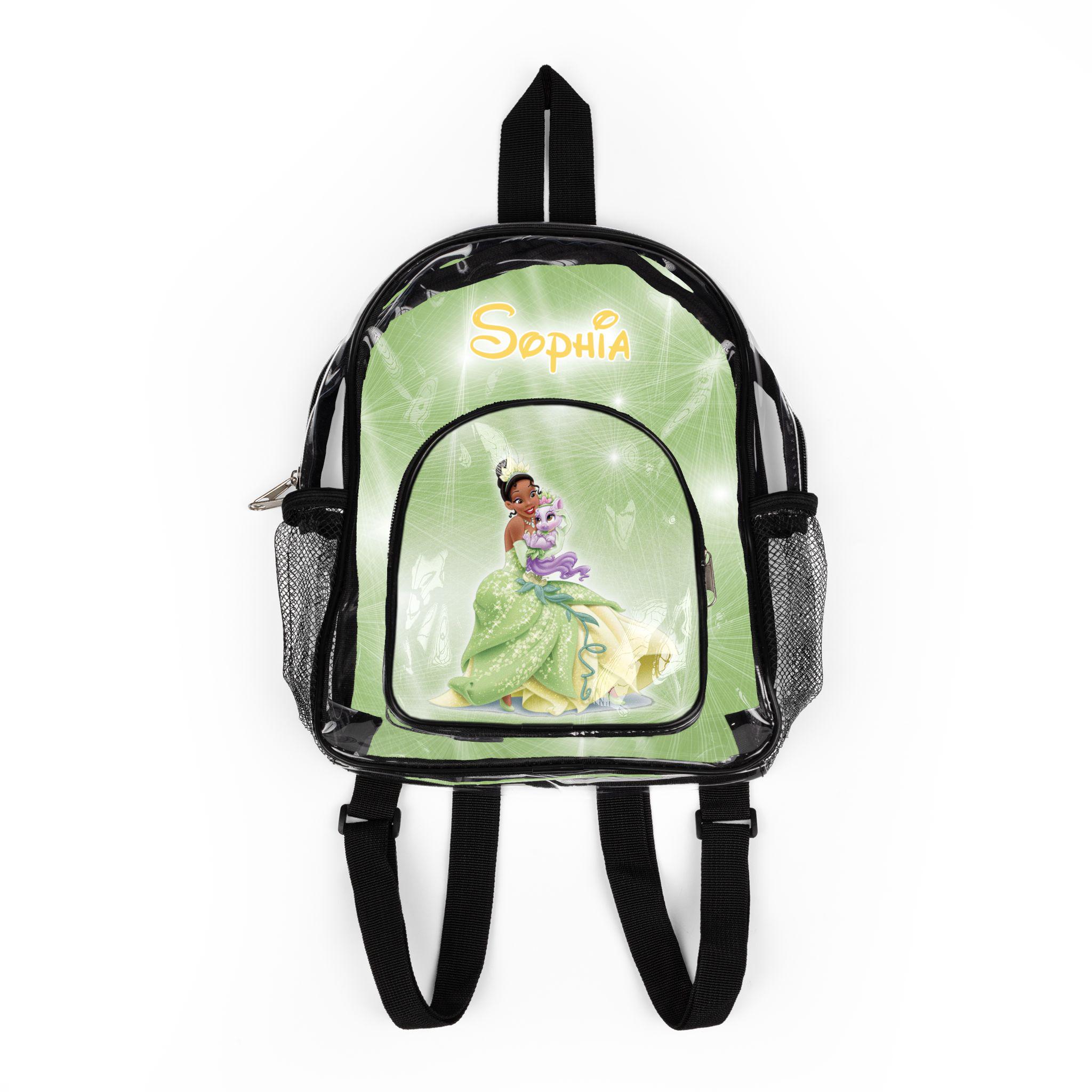 Discover Personalized Tiana Clear Backpack