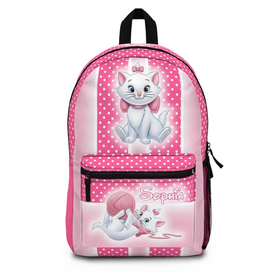 Personalized Marie the Aristocats Backpack - Etsy display picture 1