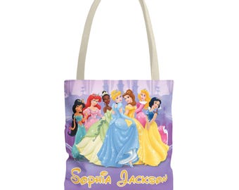 Personalized Disney Princess Tote Bag