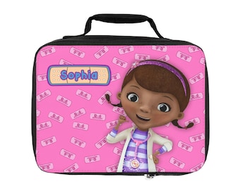 Bolsa de almuerzo personalizada de Doctora Juguetes