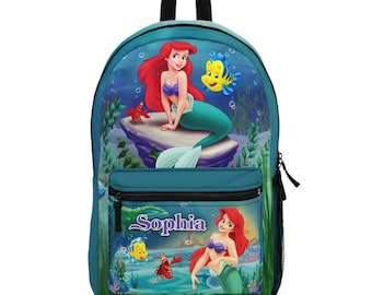 Mochila personalizada de La Sirenita