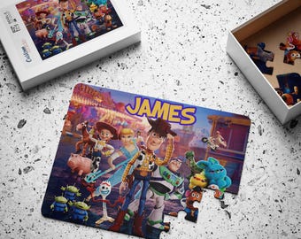 Personalized Toy Story Jigsaw Puzzle for Kids