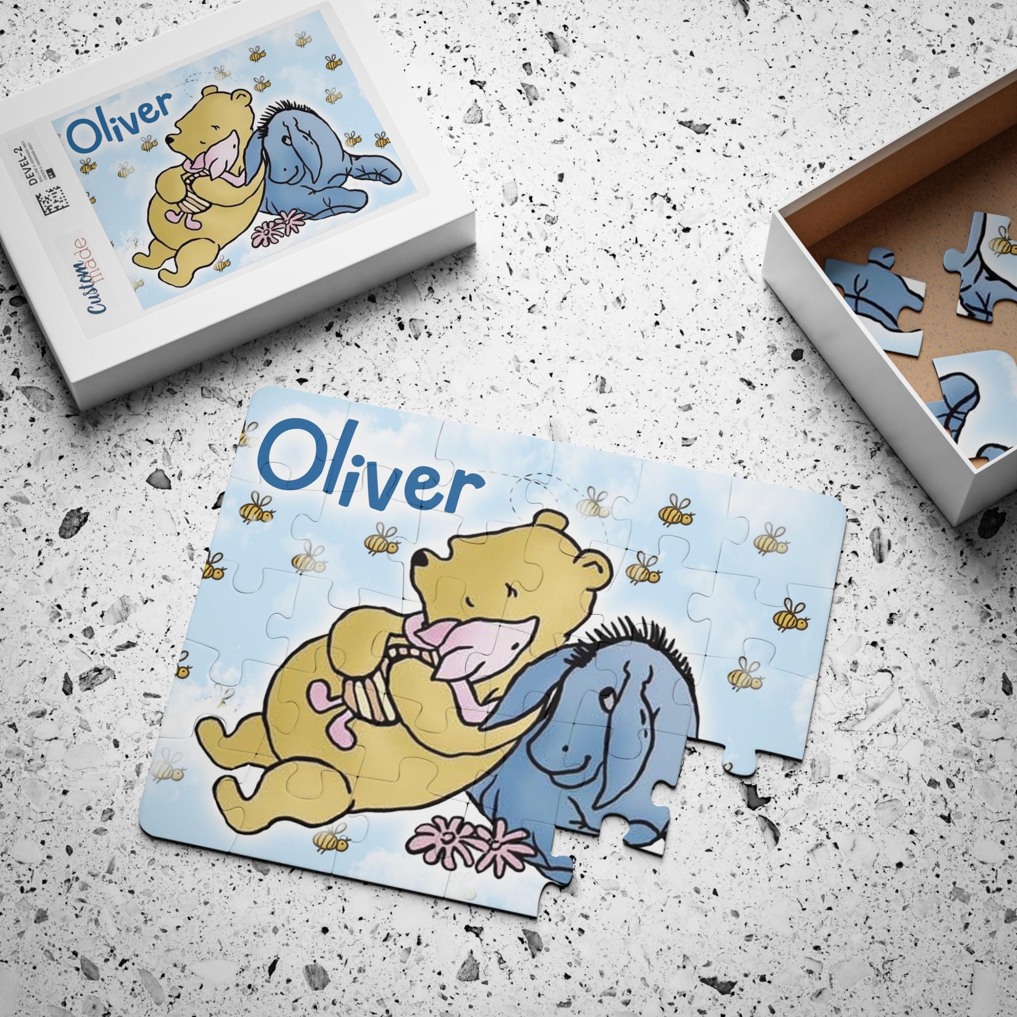 Winnie the Pooh Jigsaw Puzzle - Etsy
