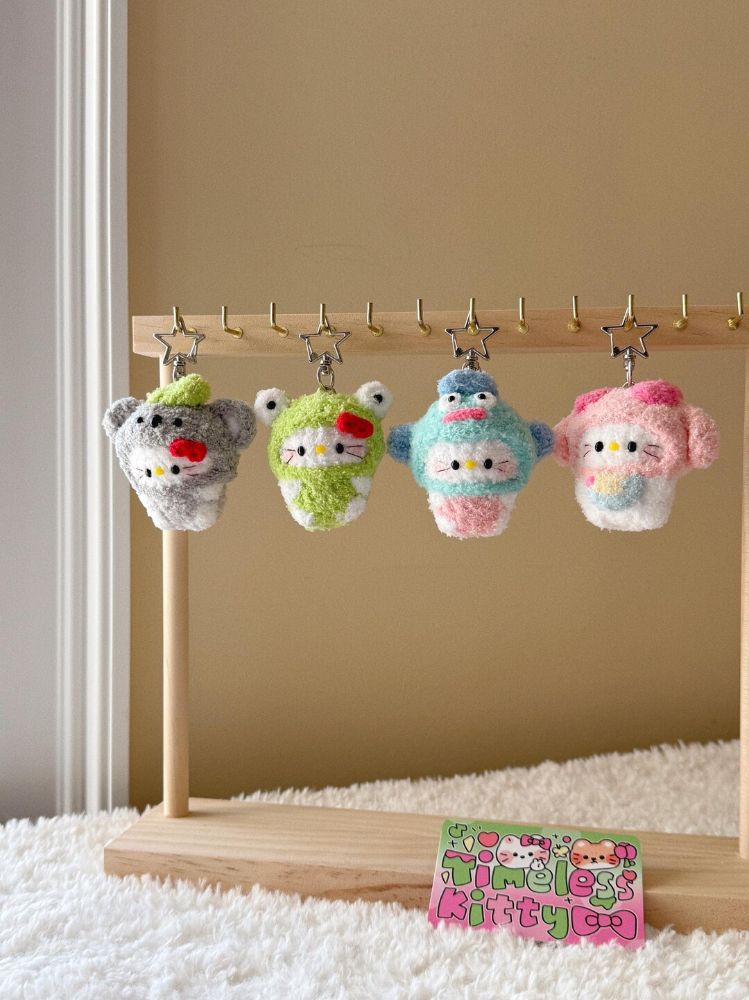 Handmade Crochet Keychain (2.1) - Cute Cartoon Design Unique ...