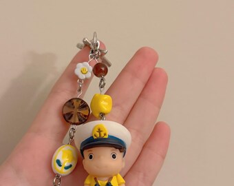 Kawaii Studio Ghibli Bag Charm (3.2) - Handmade Cute Character Kanta Key Chain for Purse