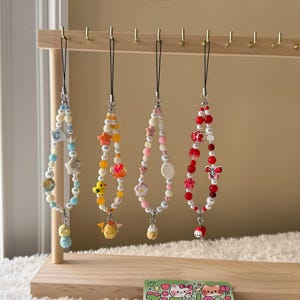 Kawaii San-X Phone Charm (1.1) - Handmade Cute Character Phone Charm/Key Chain for Phone Case/Purse