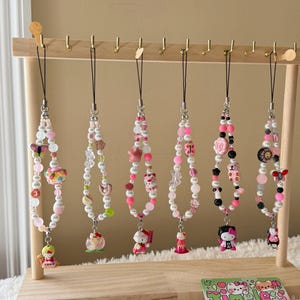 Authentic Vintage Kawaii Gotochi Phone Charm - Pink Kitty (5.14) Limited-Edition Japanese Phone Charm/Key Chain for Phone Case/Purse