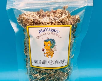Artemísia 100% orgânica - Artemisia vulgaris - cortada e peneirada - Sem aditivos, pesticidas ou produtos químicos