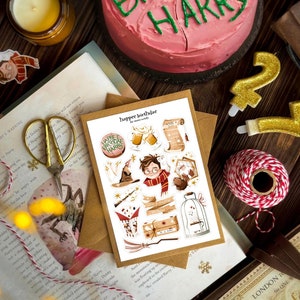 Buon compleanno — Adesivi / Regalo di compleanno, Diario invernale, Adesivo per diario, Bullet journal, Decorazione, Accogliente, Festa, Regali, Celebrazione