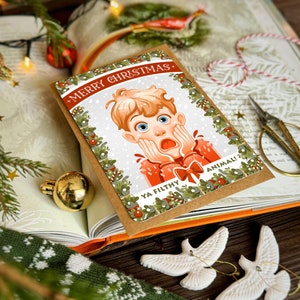 Frohe Weihnachten Karte | Karte für Familie, Freunde, Familie und Freunde, gemütliches Geschenk für Kinder | Frohes neues Jahr