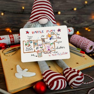 Plano de Feliz Natal — Cartão Engraçado | Kevin Saudação de Natal, Desejos Calorosos para a Família e Amigos, Presente para Crianças | Feliz Ano Novo, Inverno Bonito e Aconchegante