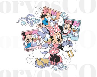 Meilleurs amis de Minnie et Daisy Png, meilleurs amis de Disney Png, WDW Girls trip Png, chemise Besties de Disney, Disney Girls Png