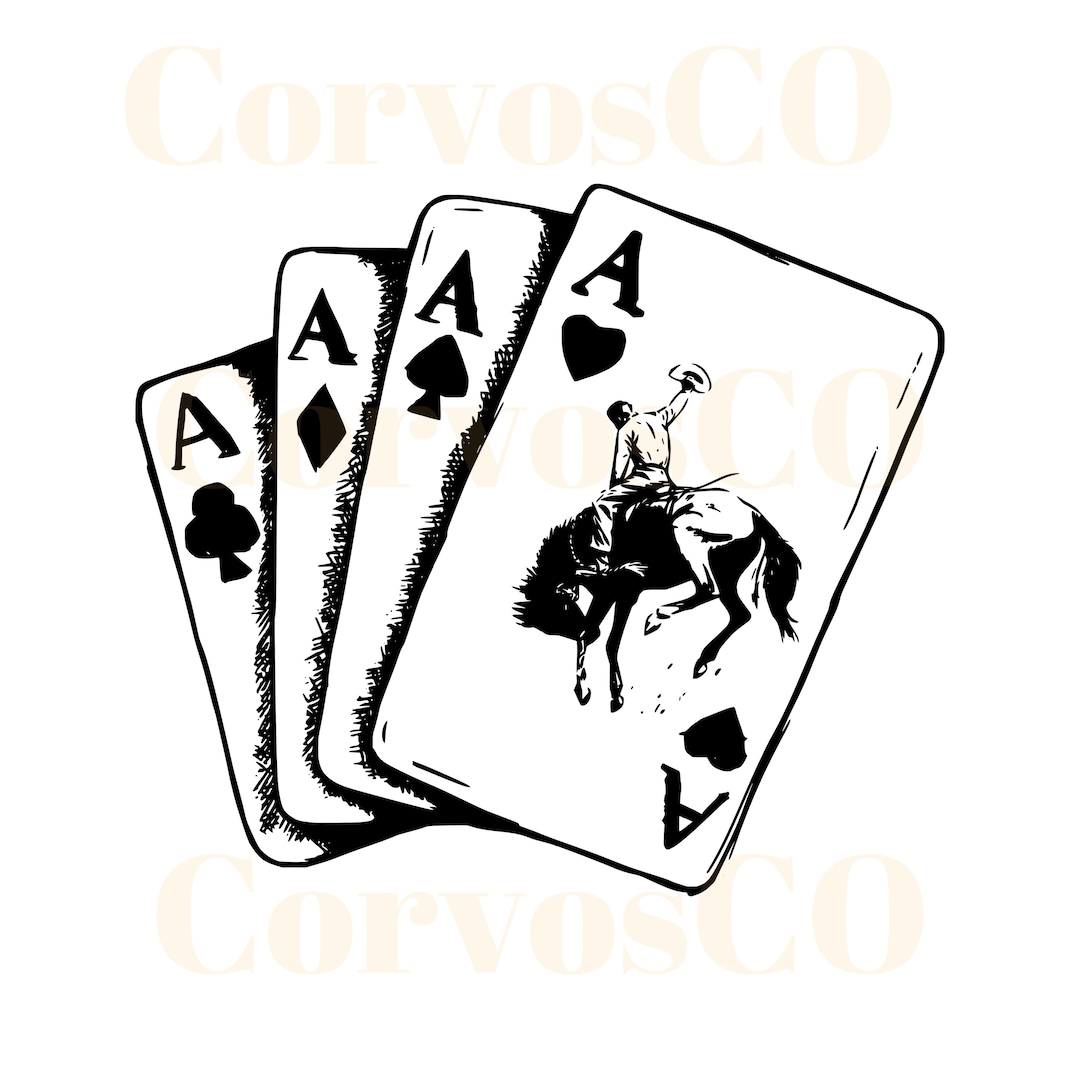 Playing Cards, Cowboy Playing Cards Western Digital, Cowboy Poker Cards