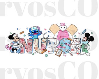 ディズニーナースPNG、スティッチナーシングPNG、ミニーナースウィーク
