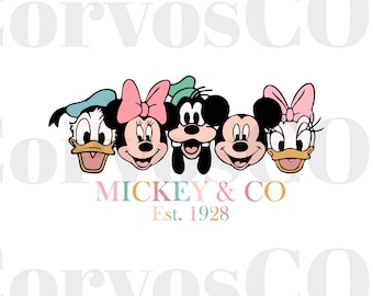 Vacaciones familiares retro de Mickey PNG: Diseño del Reino Mágico