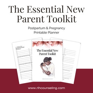 Essential New Parent Toolkit-- A Postpartum Plan Workbook for the Pregnant & Prepared Parent