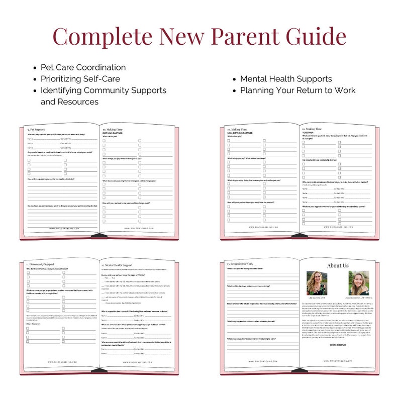 Essential New Parent Toolkit-- A Postpartum Plan Workbook for the ...