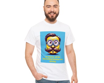 Camiseta con cita de Minion Nietzsche