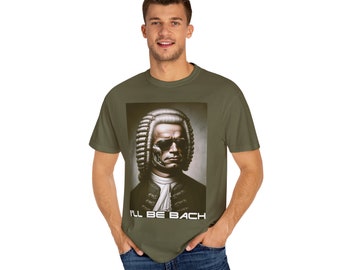 Schwarzenegger Terminator Johann Sebastian Bach T-Shirt