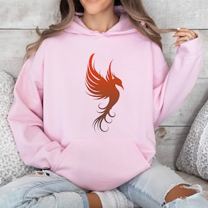 Unisex Heavy Blend™ Kapuzenpullover – Farbverlauf Phoenix