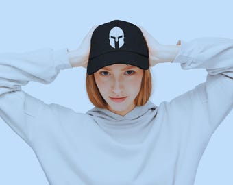 Spartan Leonidas Helmet Distressed Cotton Twill Cap