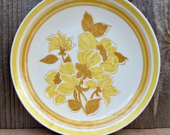 Set van 3 Royal China by Jeanette Fantasy gele dinerborden