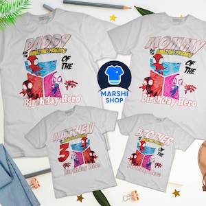 Spidey Birthday Shirt, Spidey and his amazing friends birthday, Personalized shirt, Spidey birthday, Spidey