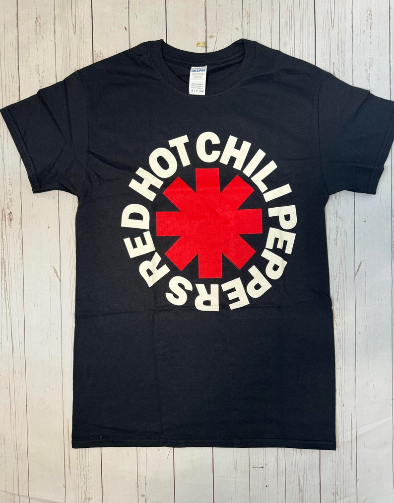 Official Red Hot Chili Peppers Asterisk Logo Tshirt Authentic Licensed