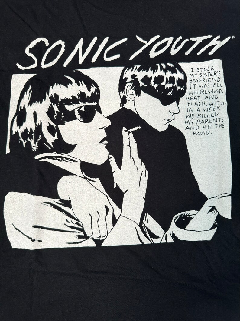 Sonic Youth Goo Album Cover NEW Tshirt Etsy
