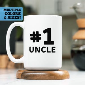 Number 1 Uncle Mug - Etsy