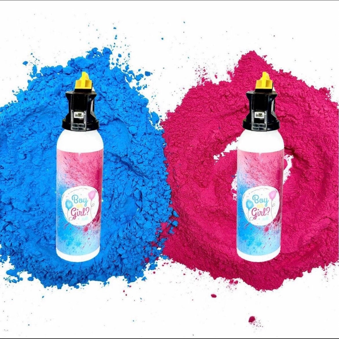 Two Gender Reveal Fire Extinguishers Color Blasters Etsy