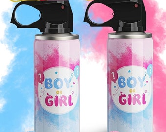 Two Gender Reveal SMALL Fire Extinguishers Color Blasters