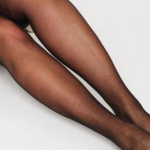 30 Denier Semi Opaque Black 2 Pair Tights/pantyhose Medium Size Sheer Toe 