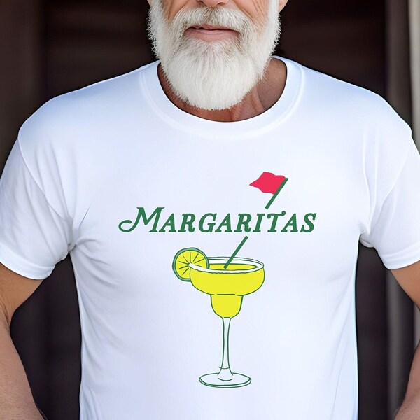 A margarita and this golf shirt make a great golf gift, perfect for a margarita party or masters golf, great golf accessory, funny golf gift