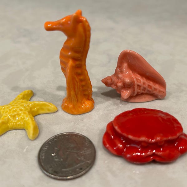 Wade Tea Collector Figurines Ocean Creatures set of 4