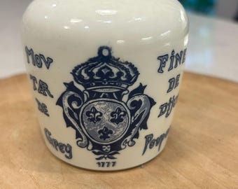 Vintage French Mustard Jar
