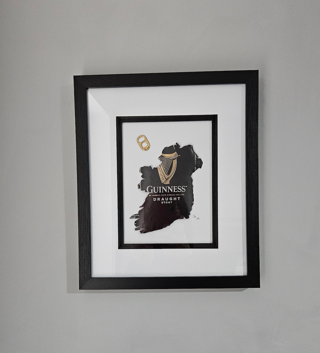 Guinness Can Map of Ireland Frame - Etsy UK