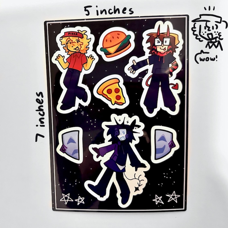Voidpizzaburger Stickers - Forsaken Roblox - Etsy