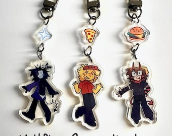 Voidpizzaburger Keychains - Forsaken Roblox