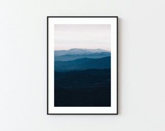Park Narodowy Great Smoky Mountains Wydruk | Sztuka ścienna Great Smoky Mountains | Plakat Park Narodowy Great Smoky Mountains