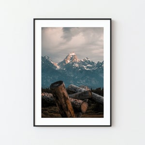 Grand Teton Nationalpark Druck | Nationalpark Drucke | Nationalpark Wandkunst | Grand Teton Fotografie | Digitaler Download