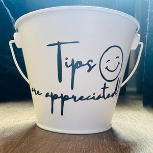 College Fund Collection! Tip Bucket for Small Businesses! Customizable in every way!