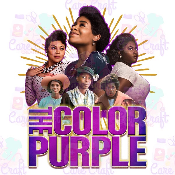 The Color Purple Movie Lover PNG Instant Digital Download for Tshirts Sublimation DTF Tumblers & More